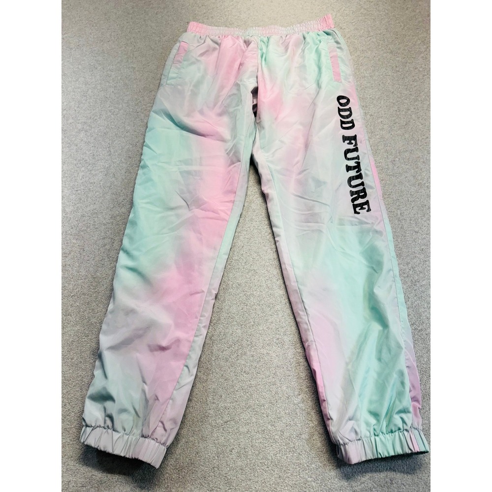 Odd Future Pastel‎ Windbreaker Track Pants Joggers Small Y2K Streetwear Unisex